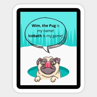 Wim the Pug Sticker